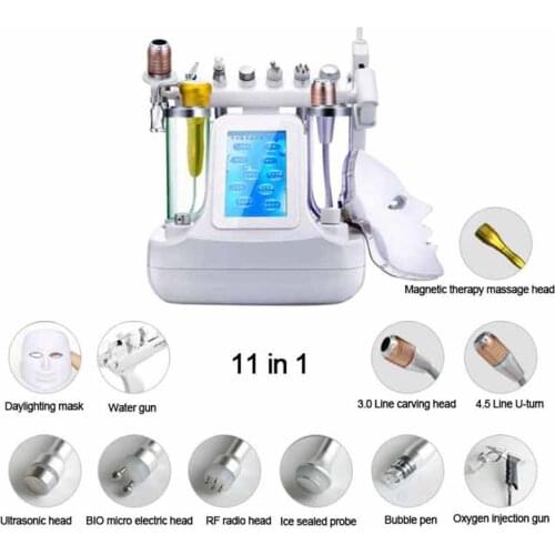11 in 1 ultra-micro bubble beauty instrument facial cleansing blackheads oxygen injection moisturizing beauty salon equipment sk