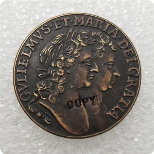 1693 Ireland Copper Copy Coin commemorative coins-replica coins medal coins collectibles
