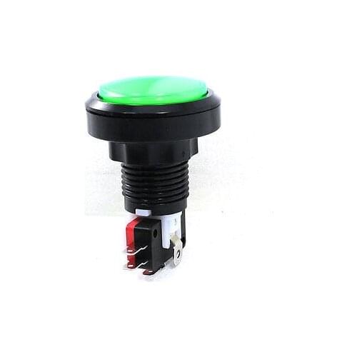 23mm NC Green Round Head Emergency Stop Push Button Switch AC 250V 10A