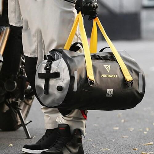 3 colors Motorcycle Waterproof Tail Bags Back Seat Bags Motorbike Scooter Sport Luggage Travel Rear Seat Bag Pack 66L Tank Bags