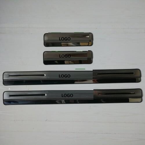 Car Accessorise Stainless Steel Door Sill Scuff Plate for Nissan QASHQAI J11 Car Styling Sticker 2008-2021 4pcs