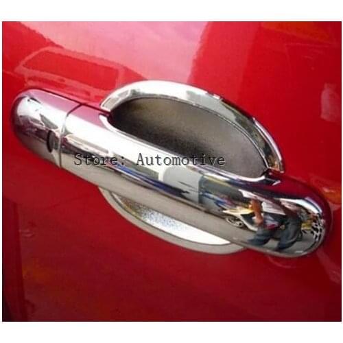 Accessories Fit For Nissan Versa Tiida Latio 2007 2008 2009 2010 2011 Smart Chrome Door Handle Catch Cover Trim Bezel Garnish