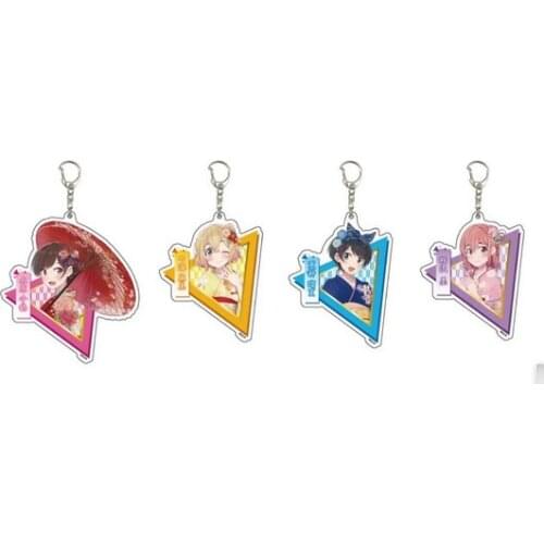 Anime Rent A Girlfriend Asami Nanami Sakurasawa Sumi Mizuhara Chizuru Cute Acrylic Keychain Pendant Keyring Toy Cosplay Decor