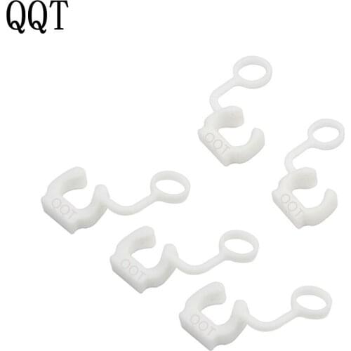 QQT 5 Pcs / set For Gopro Silicone Rubber Springs Plug Block For GoPro Hero 9 8 7 6 5 4 3 3 + Accessories White Colors