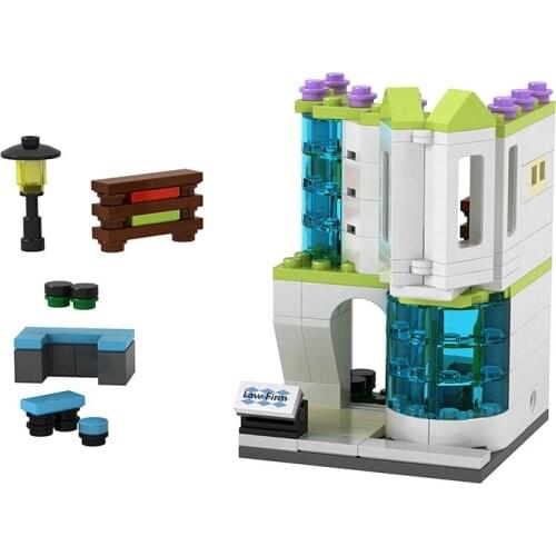 City Street View Street lamp Accessories toys single sale City MOC City Bricks Gifts for Children Compatible Builing Blocks