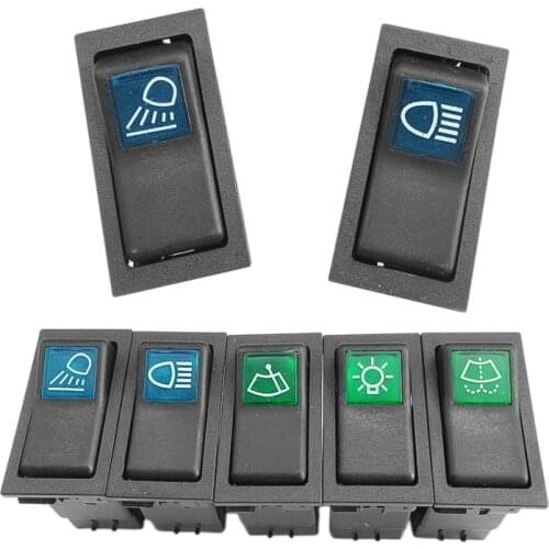 For CATERPILLAR CAT HITACHI ZX DAEWOO DOOSAN DH DX SANY SY LIUGONG CLG KOBELCO SK XCMG Excavator headlight wiper light switch