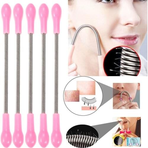 5/3/1pc Face Facial Hair Spring Remover Stick Removal Threading Beauty Tool Epilator Cream Hair Removal Tool Support Wholesale