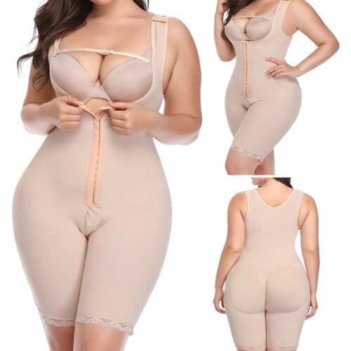 NEMOLEMON Women Body shaper Tummy Compression Underwear Adjustable Straps Shapewear Butt Lifter Hook Bodysuit Firm Waist Trainer