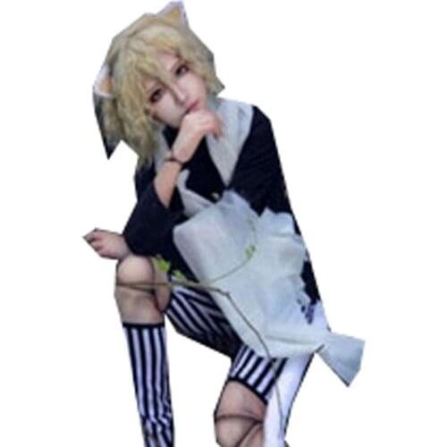2020 hunter x hunter Neferpitou Halloween Party Made Cosplay Costume custom any size Caricature Version With Ears And Tail