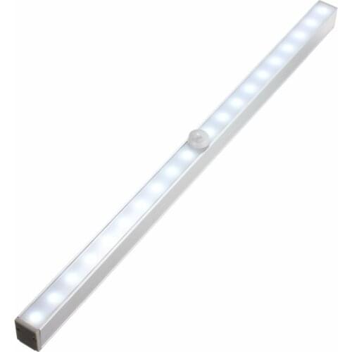 Lightinbox Motion Sensing Closet UnderCabinet Wardrobe Night Stairs Step Light Strip with Screw-retained Base Battery Operated