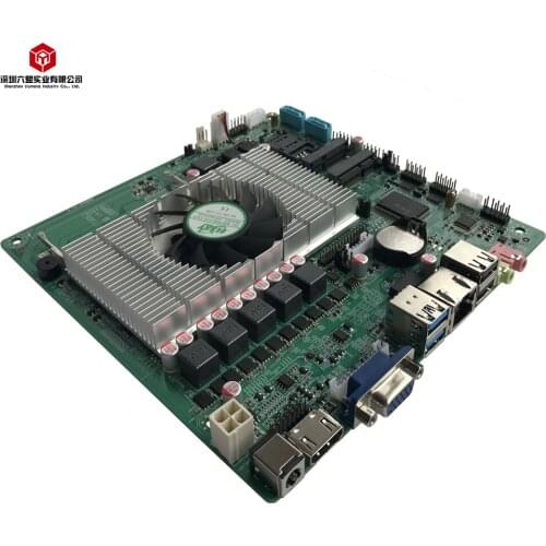 Desktop motherboard ddr3 with cpu 3th QM6637-i3 3217U 1*1000M RJ45 Port