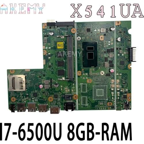 Laptop motherboard For Asus X541U X541UVK X541UAK X541UA X541UV X541UJ mainboard Test OK w/ I7-6500U CPU 8GB-RAM