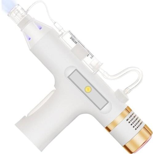 Portable 3 in 1 LED and Cold Hot Hammer Best Nano Crystal Needle Free Mesogun Mesotherapy Guns