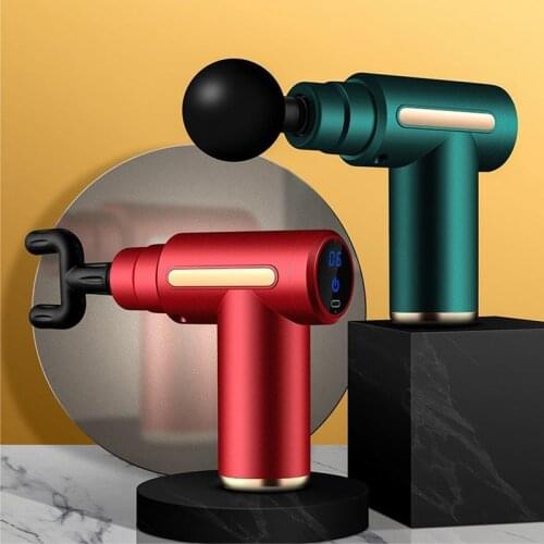 Pain Relief Professional Massager Deep Tissue Fascia Vibration Brushless Motor Rechargeable Muscle Back Head Mini Massage Gun