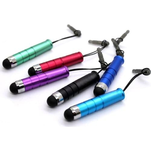 Tablet Pen Stylus for Capacitive Touch Screen touchscreen for iPhone 5s 6S LG All Mobile Phones iPad stylus pen 2 in 1 dust plug