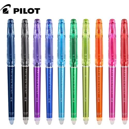 1pcs PILOT Frixion Needle Tip Erasable Pen LF-22P4 Friction Friction Pen 0.4mm Color Gel Pen Student Stationery