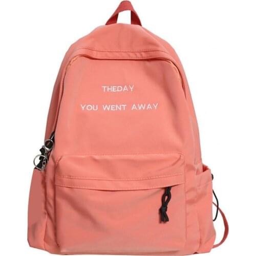 Large Capacity Backpack Multi-pocket Nylon Smooth Zipper School Backpacks for Daily Use