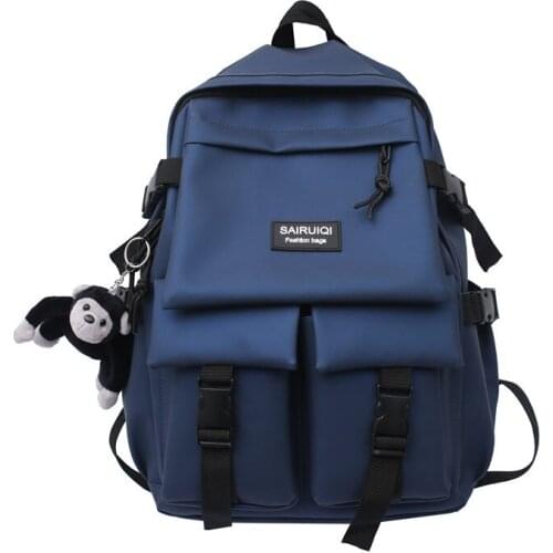 Women Backpacks for School Teenagers Girls Nylon Large Back Pack Female