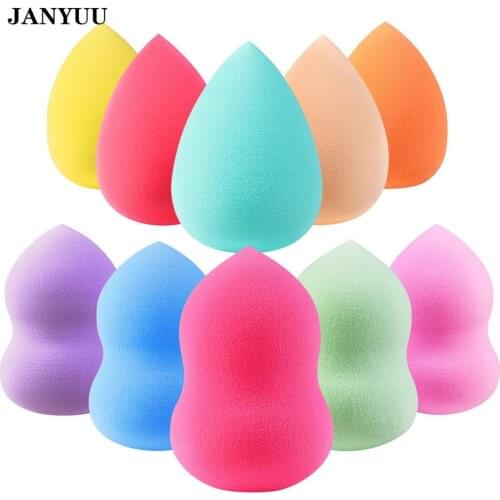 10pcs Makeup Sponge Water Mix Colors Foundation Puff Concealer Powder Make up Egg Smooth Beauty Cosmetic Sponge Beauty Tool