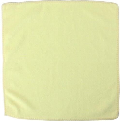 10x Large Microfibre Towel Auto Car Detailing Cleaning Cloth Kitchen Soft Wash Towels Dusters Sports Quick dry Yellow 30*30cm