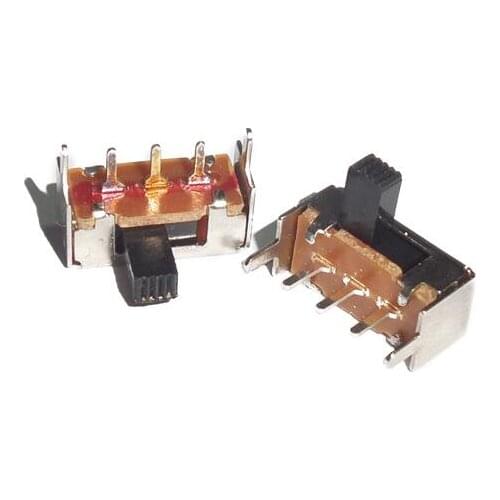 200PCs 1P2T 2 Position Slide Switch 3 Pin DC50V 0.5A SK12F14