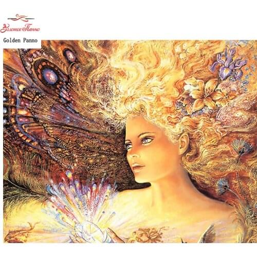 Golden panno,5D,diy diamond embroidery,Full,square,Diamond Painting,Cross Stitch,3D,diamond,Mosaic,Needlework,Beauty 11 727Q