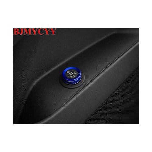 BJMYCYY 1PCS Car door control switch knob metal decoration for Chevrolet Equinox 2017 2018