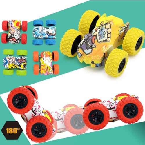 97BE Four Wheel Drive Off-Road Model, Anti-Collision Vehicle Flips Stunt Toy Car for Kids Boys and Girls Best Gift