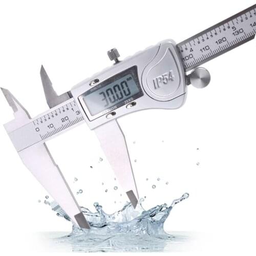 Measuring Tool Digital Caliper Stainless Steel Vernier Calipers Electronic Micrometer Ruler Gauge Instrument 0-150/200/300mm