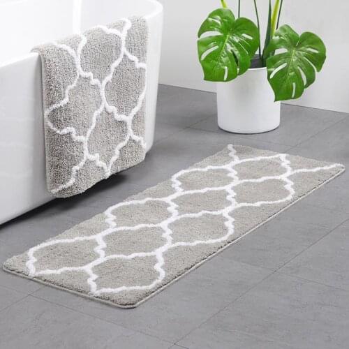 Kitchen Floor Mat Non-slip Modern Rug Living Room Balcony Bathroom Carpet Door Mat Corridor Absorbent Bath Mat 45x120cm