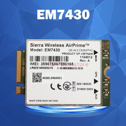 EM7430 LTE-Advanced Cat-6 cat 6 4G Modem M2 ngff 300M 4G module card