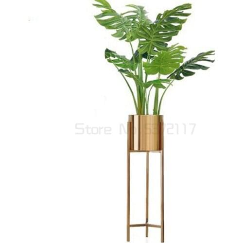 Floor vase light luxury ornaments European living room flower arrangement American flower rack Nordic home decoration