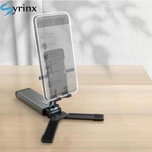 Metal Mini One Adjust Mobile Phone Holder Desk For iPhone 11 X 8 Youtoobe Live Desktop Foldable Stand SmartPhone Tablet Support