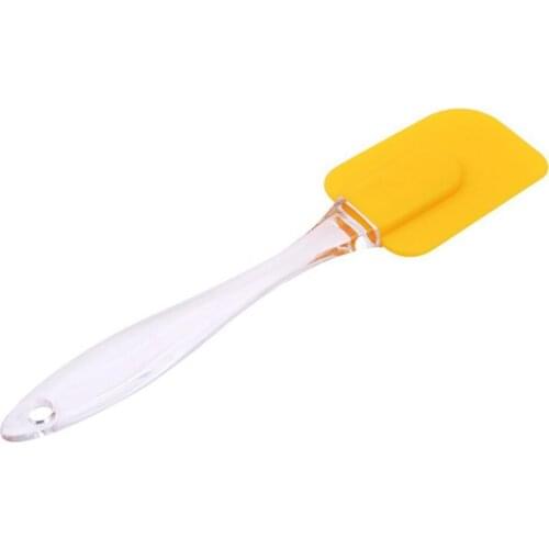 2021 New Mini Heat Resistant Silicone Cake Spatula Eco-Friendly Cream Butter Scraper Batter Scraper Brush Kitchen Baking Tool
