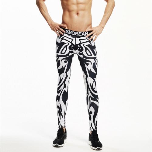 New Winter Warm Men Fashion sexy Long Johns Thermal Underwear Tight Single Long Leggings Pants High Quality Chinese elements