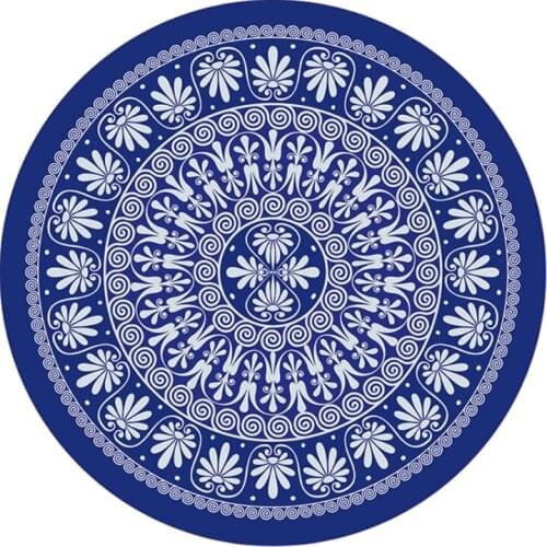 New Mouse Pad,Round Mouse Mat,Small Circular Mousepad with Designs, Non-Slip Rubber