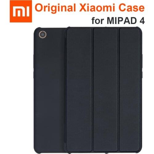 Original Xiaomi MiPad 4 Plus Case Cover PU Leather Smart Tablet Stand Holder Xiaomi MI Pad 4 Pad4 4plus 8" Glass Protector Film
