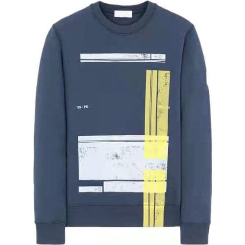 2021 Autumn Winter Mens Tooling Style Functional Comfortable Warm Pure Cotton Graffiti Sweater Sweatshirt Boy Sweats Tops