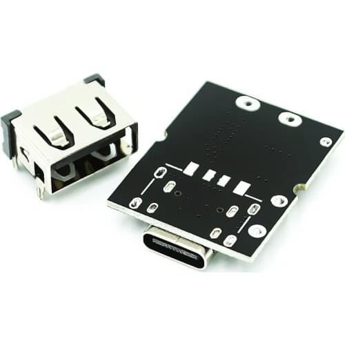 Type-C USB 5V 2A Boost Converter Step-Up Power Module Lithium Battery Charging Protection Board LED Display USB For DIY Charger