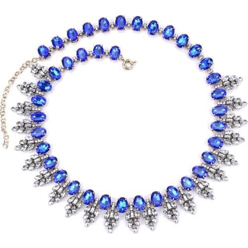 PPG&PGG Fashionable Crystal Leaf Waist Chains Chokers Bib Necklaces The Belt For Women