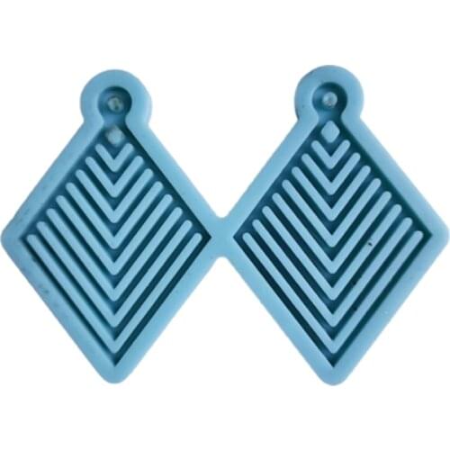 Earrings Epoxy Resin Mold DIY Crafts Jewelry Necklace Ear Studs Casting Mold Keychain Pendant Silicone Mould