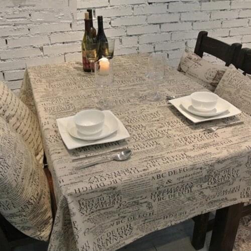 Table Cloths for Rectangular Table Linen Table Cloth with Embroidery External Decoration Wedding Table Home Kitchen Ornaments