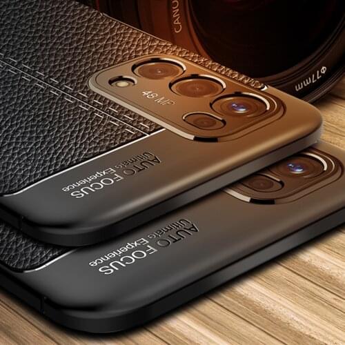 For Oppo A54 5G Case Cover Leather Soft TPU Silicone Shockproof Armor Bumper For Oppo A54 5G Phone Case For Oppo A54 5G Capa
