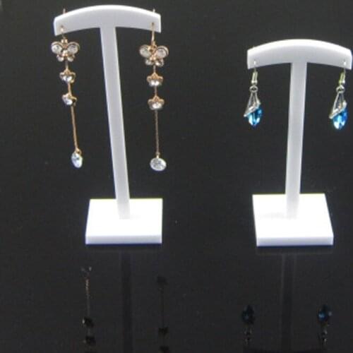 Jewelry fashion acrylic vertical earrings earrings jewelry display rack earrings nail screw padded 2 PC / suit