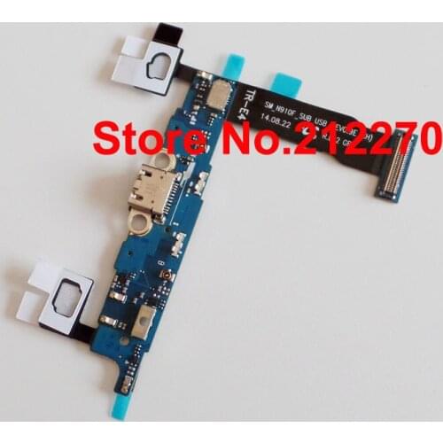 YUYOND 30pcs/lot Original New USB Dock Charger Charging Port Flex Cable Replacement For Samsung Galaxy Note 4 N910F Wholesale