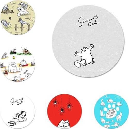 Funny Cute Simons Icons Pins Badge Decoration Brooches Metal Badges For Backpack Decoration 58mm