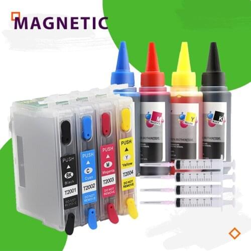 Refill ink cartridges for T2001 -T2004 For EPSON Expression Home XP100 XP200 XP300 XP400 XP310 XP410 XP314 printers