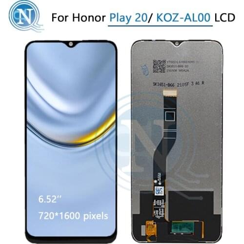 6.26"for Huawei Honor Play 20 LCD Display Touch Screen Digitizer with Frame for Honor Play 20 LCD Play20 YAL-L21 LCD display