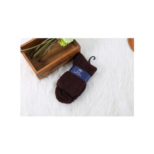 108pairs/lot fedex fast male winter socks Solid Color Men Warm Thicken Coral Fleece Socks Fluffy crew socks