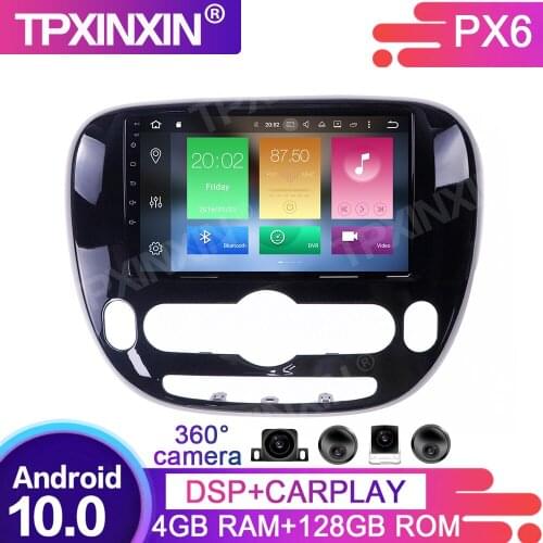 128G Android 10.0 For KIA SOUL 2 2013-2019 Car Multimedia Player GPS Navigation Head Unit Auto Radio Audio Stereo Tape Recorder